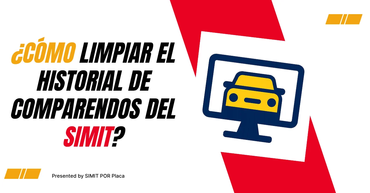 ¿Cómo limpiar el Historial de Comparendos del SIMIT
