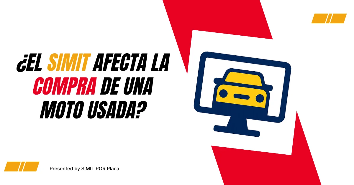 ¿El SIMIT afecta la compra de una moto usada?
