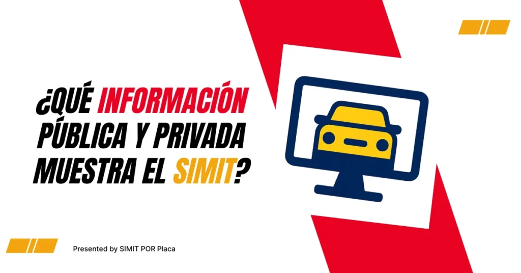 ¿Qué Información Pública y Privada muestra el SIMIT?